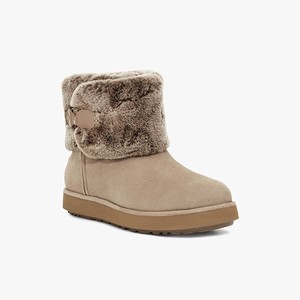 Ugg Classic Berge Mini Suede Women Classic Boots Brown (0152RMNKS)